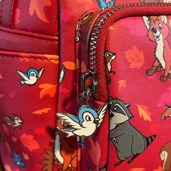 Loungefly Disney Parks Critter Red Backpack-like new - Picture 3 of 13